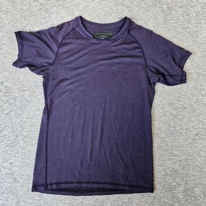 Vollebak Men's Merino Wool T Shirt Short Sleeve Purple Sz M Vented Performance